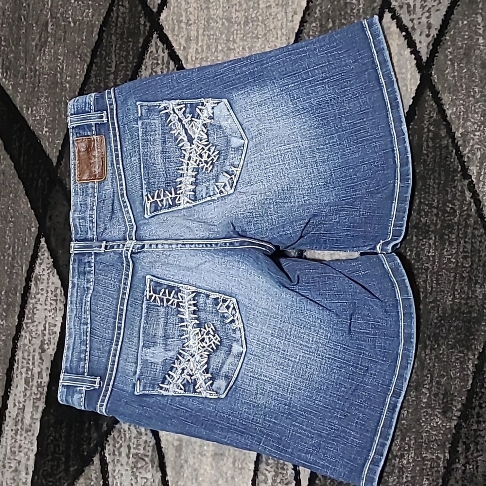 BKE KATE STRETCH DENIM JEAN SHORTS